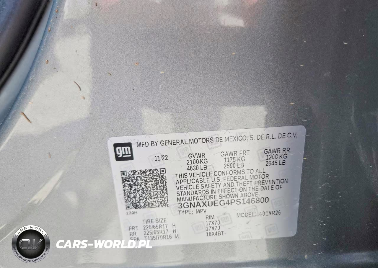 2023 Chevrolet Equinox Lt VIN:3GNAXUEG4PS146800 - 13