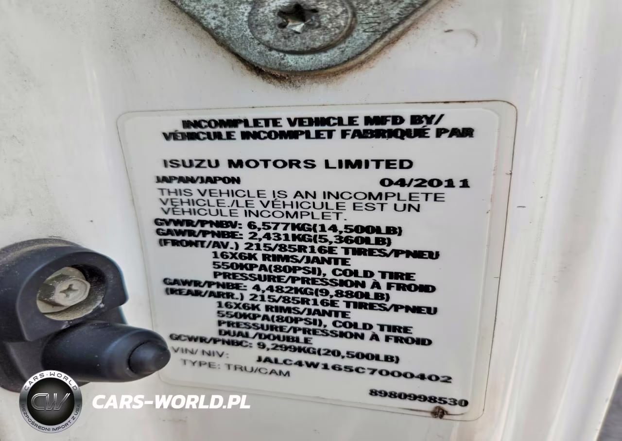2012 Isuzu Npr Hd VIN:JALC4W165C7000402 - 13