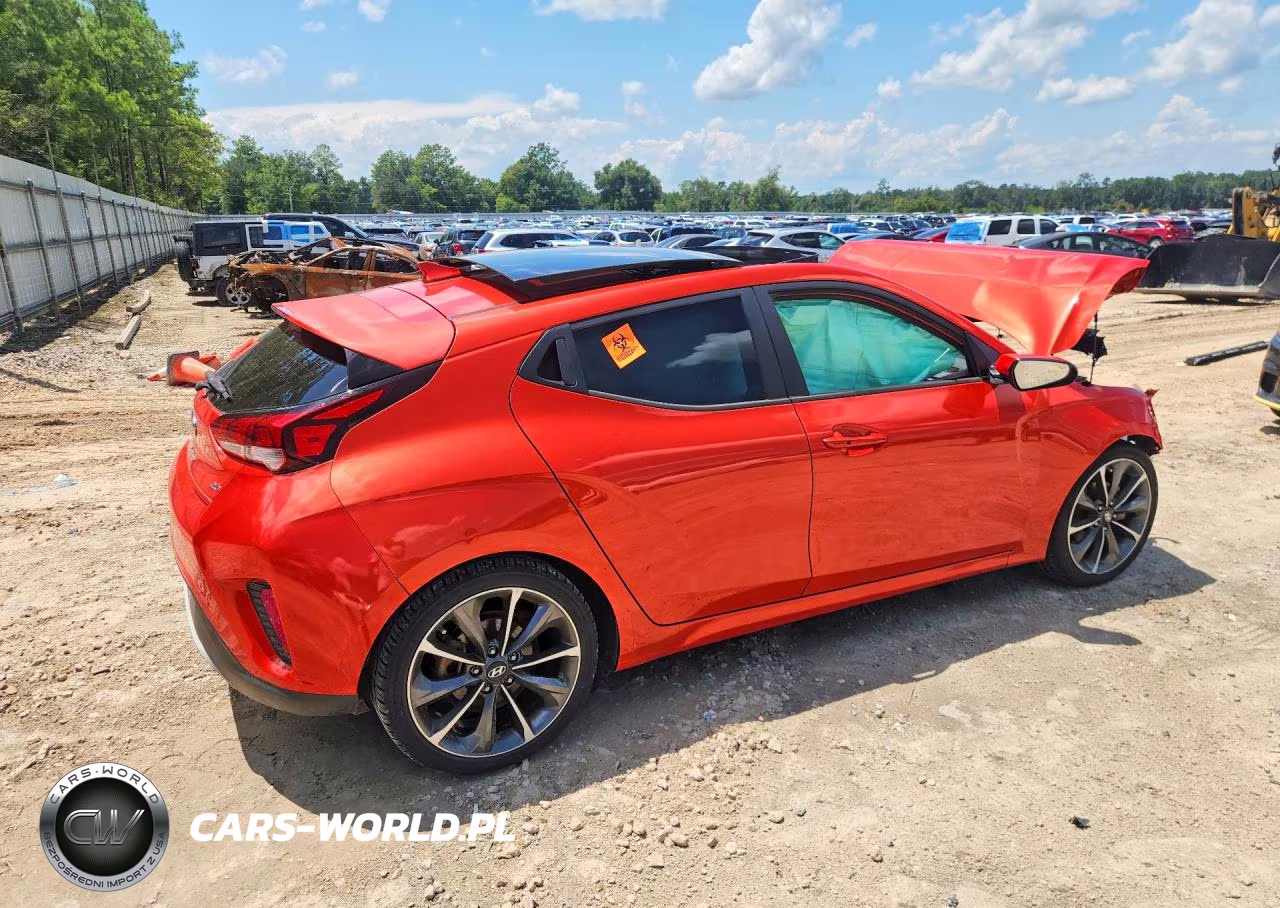 2019 Hyundai Veloster 2.0L Premium VIN:KMHTG6AF8KU008854 - 3