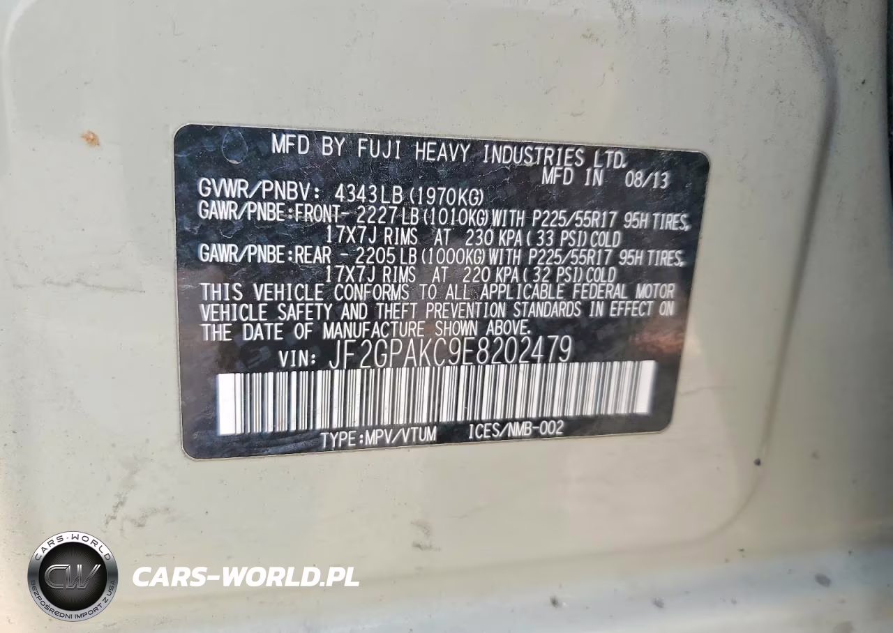 2014 Subaru Xv Crosstrek 2.0 Limited VIN:JF2GPAKC9E8202479 - 13