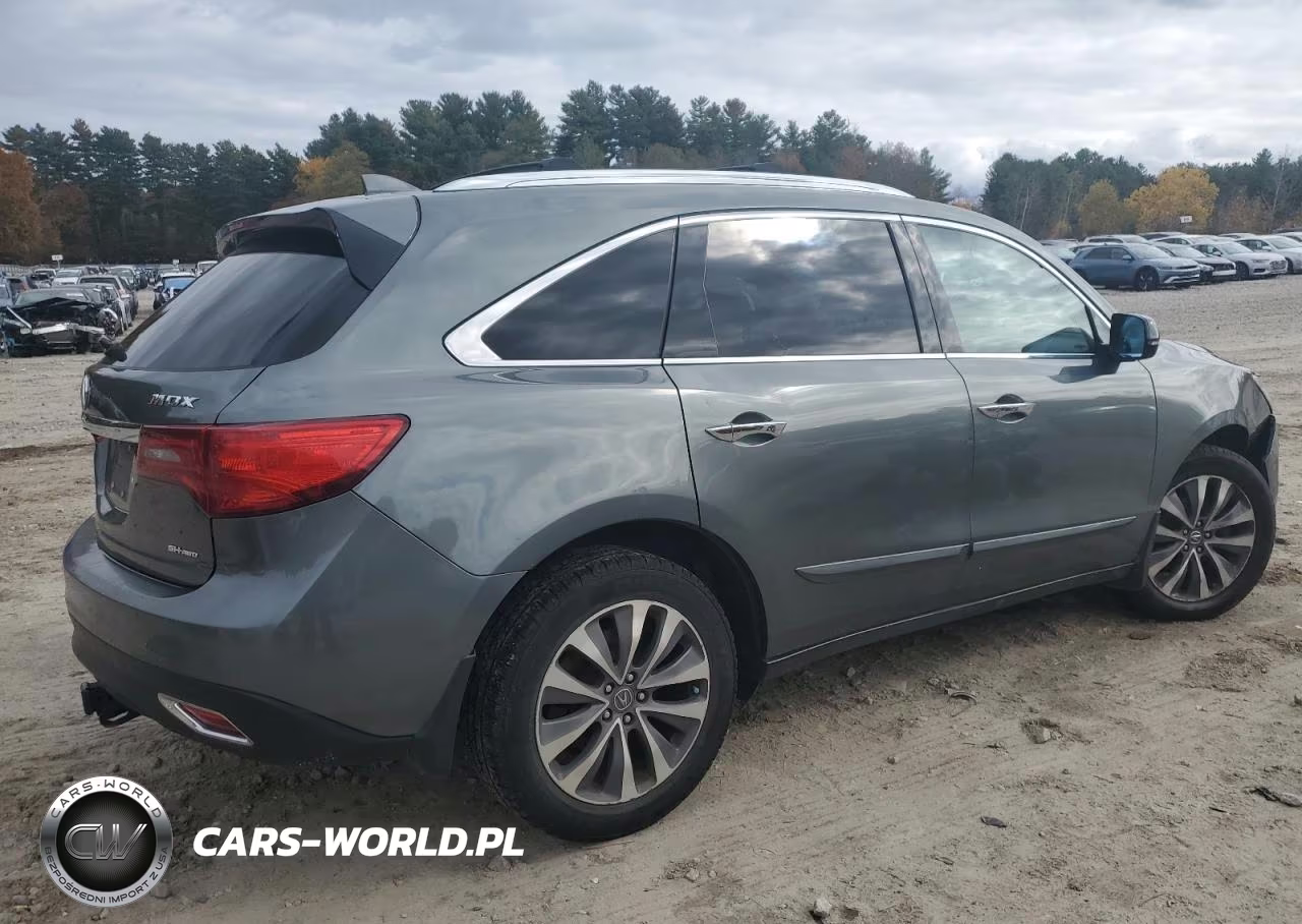 2016 Acura Mdx Technology VIN:5FRYD4H44GB025175 - 3