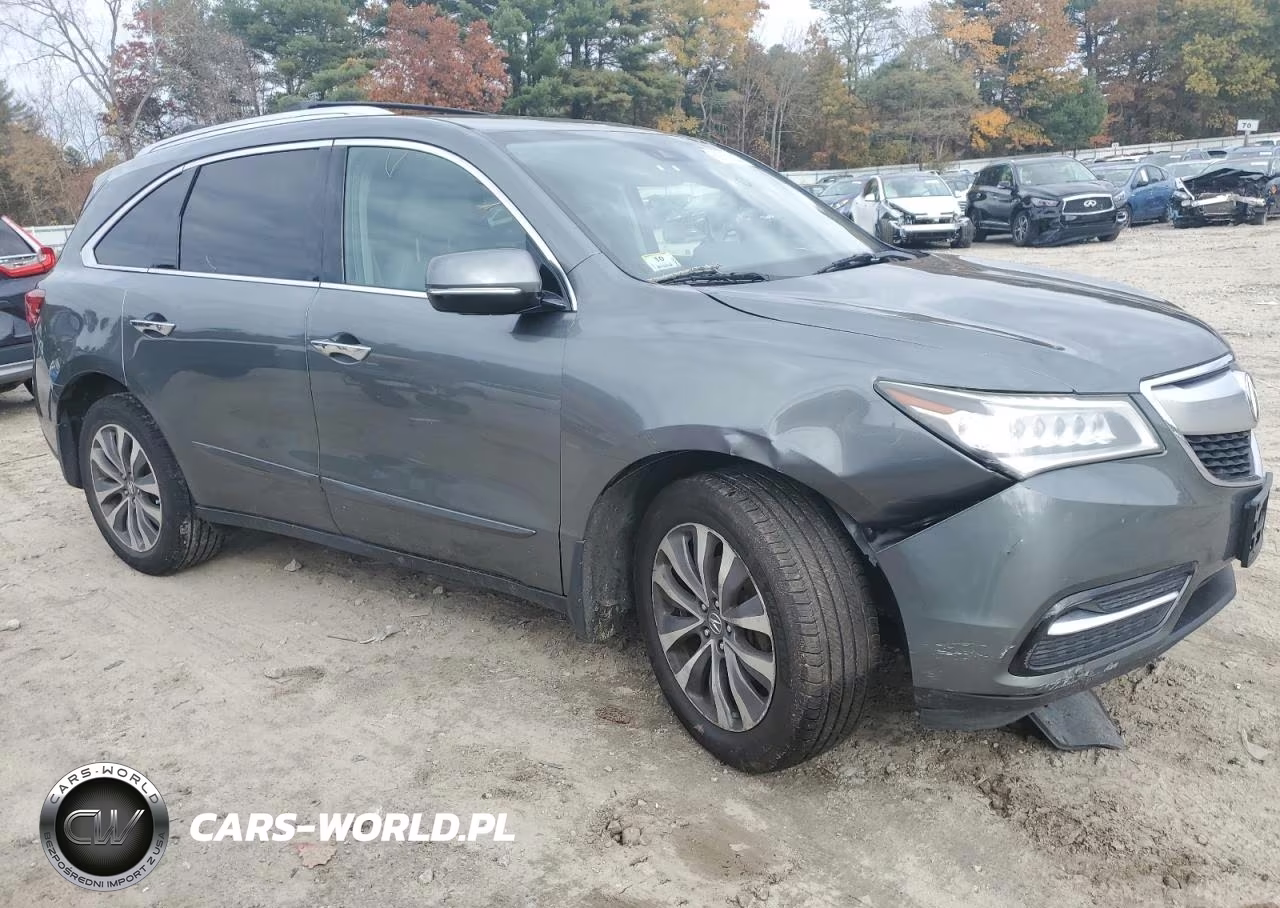 2016 Acura Mdx Technology VIN:5FRYD4H44GB025175 - 4