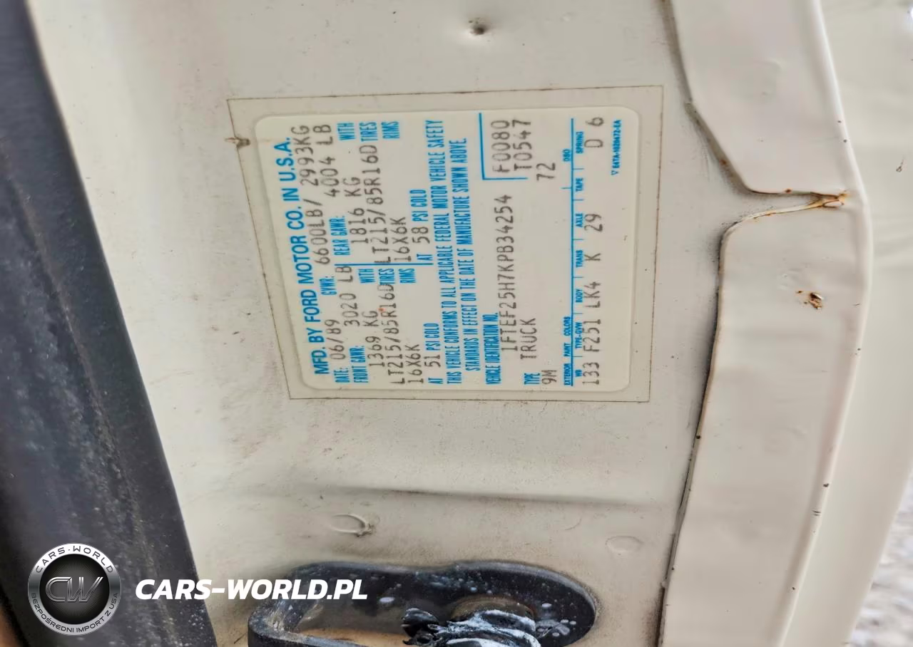1989 Ford F250 VIN:1FTEF25H7KPB34254 - 12