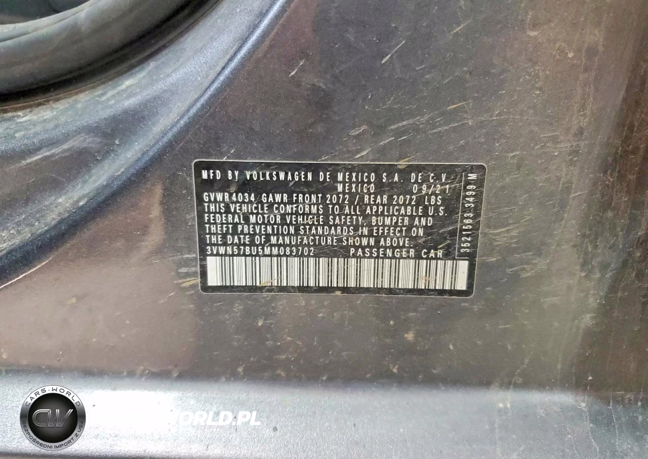 2021 Volkswagen Jetta S VIN:3VWN57BU5MM083702 - 12