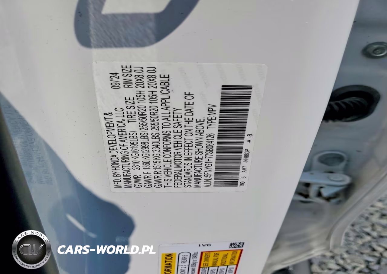 2025 Honda Pilot Touring VIN:5FNYG1H77SB064126 - 13