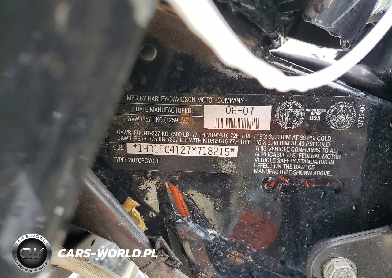2007 Harley-Davidson Flhtcui VIN:1HD1FC4127Y718215 - 10