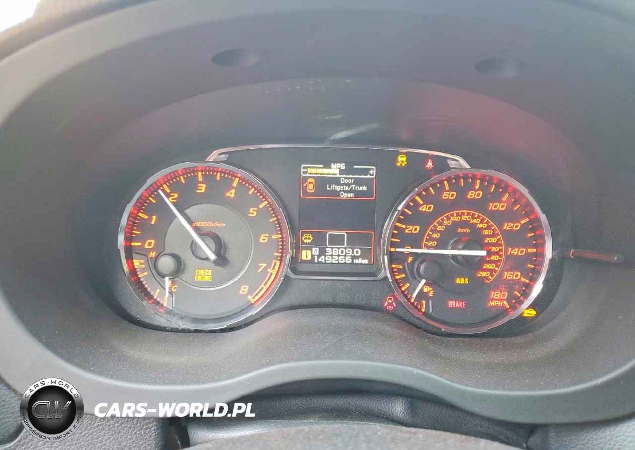 2015 Subaru Wrx VIN:JF1VA1A68F9831638 - 9