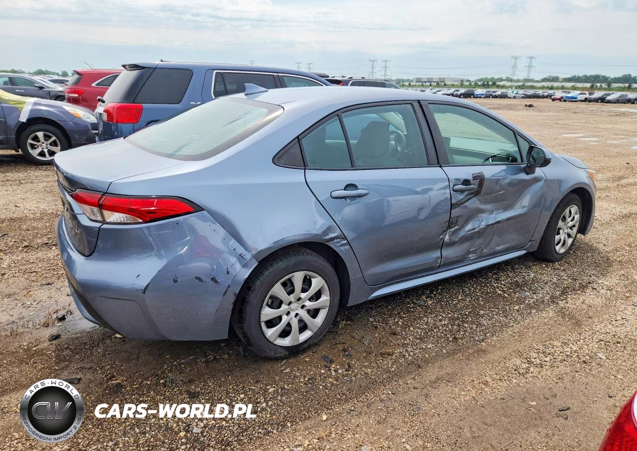 2022 Toyota Corolla Le VIN:5YFEPMAE1NP351743 - 3