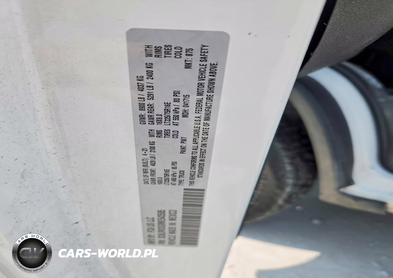 2021 Ram Promaster 2500 Delivery Van VIN:3C6LRVDG0ME543585 - 13