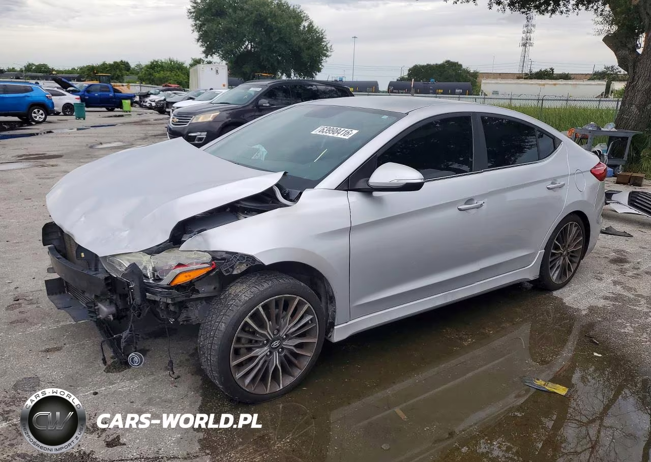 2017 Hyundai Elantra Sport VIN:KMHD04LBXHU292164 - 1