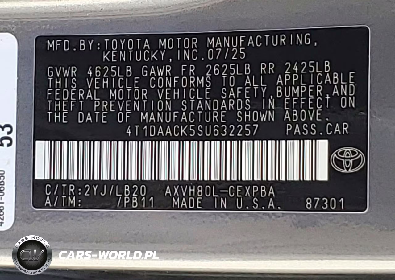 2025 Toyota Camry Xse VIN:4T1DAACK5SU632257 - 12