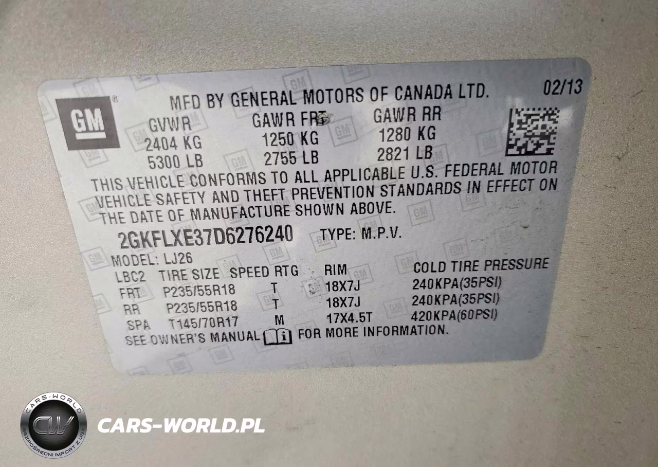 2013 GMC Terrain Slt VIN:2GKFLXE37D6276240 - 13