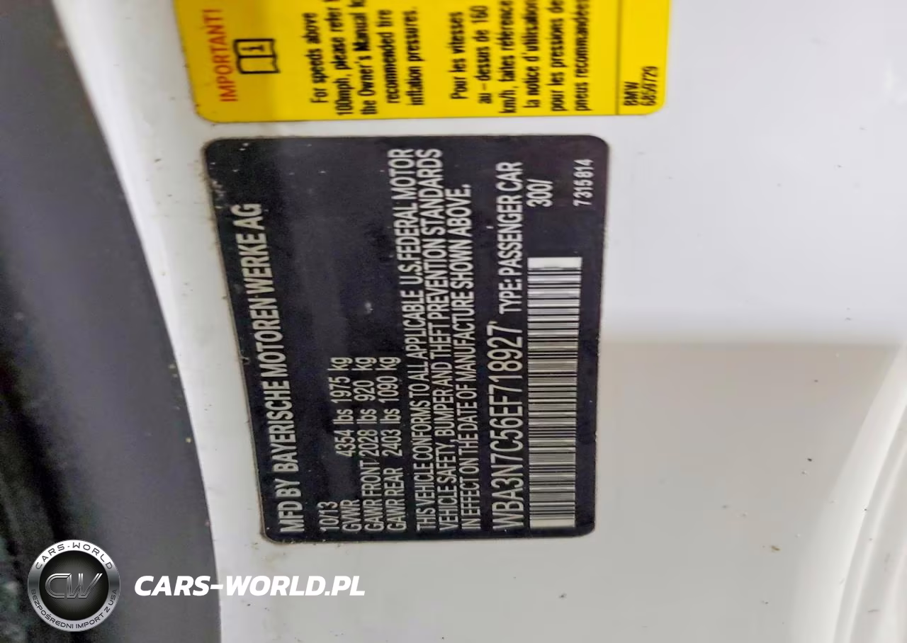 2014 BMW 428 I VIN:WBA3N7C56EF718927 - 12