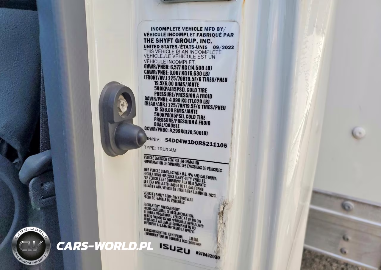 2024 Isuzu Npr Hd VIN:54DC4W1D0RS211105 - 11
