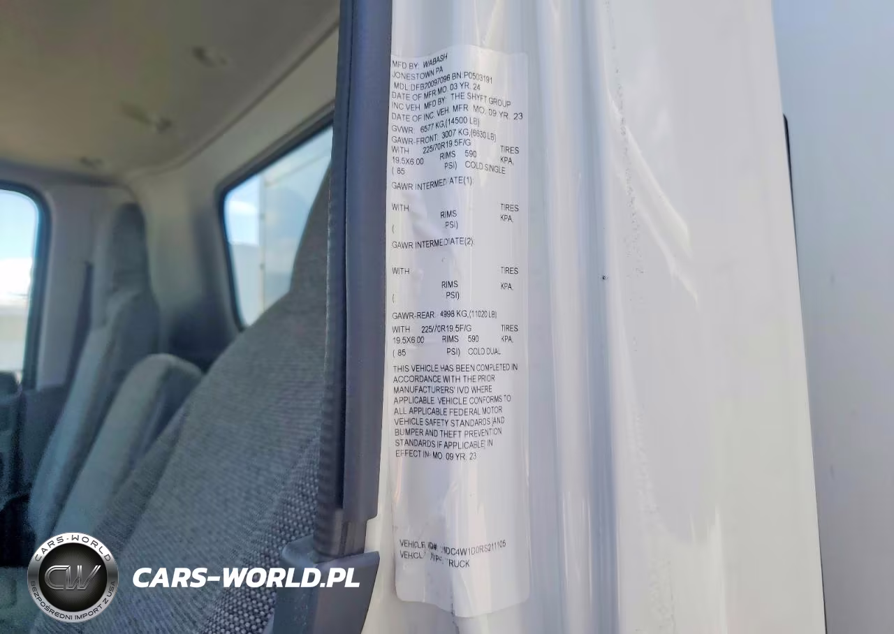 2024 Isuzu Npr Hd VIN:54DC4W1D0RS211105 - 12