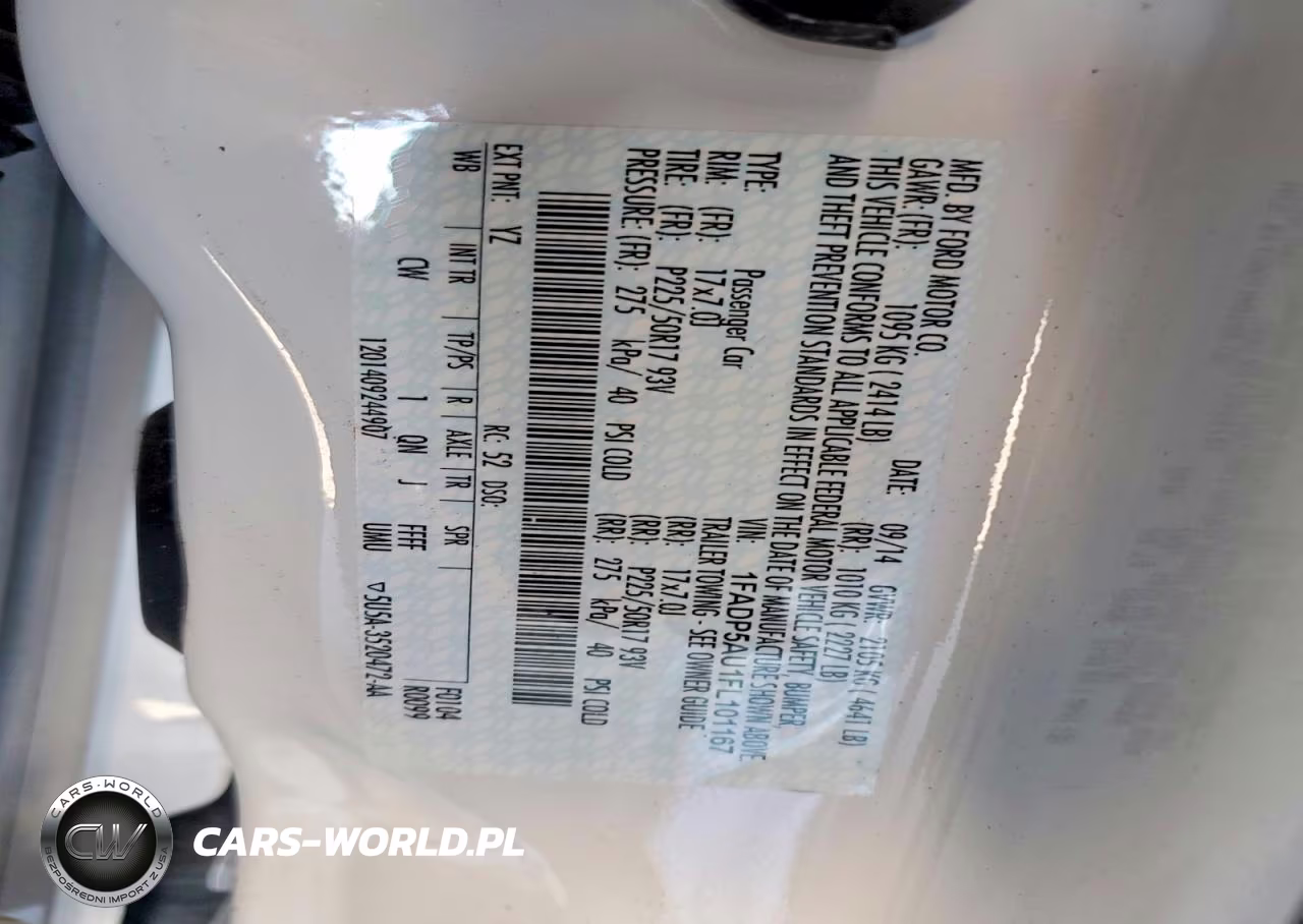 2015 Ford C-Max Se VIN:1FADP5AU1FL101167 - 12