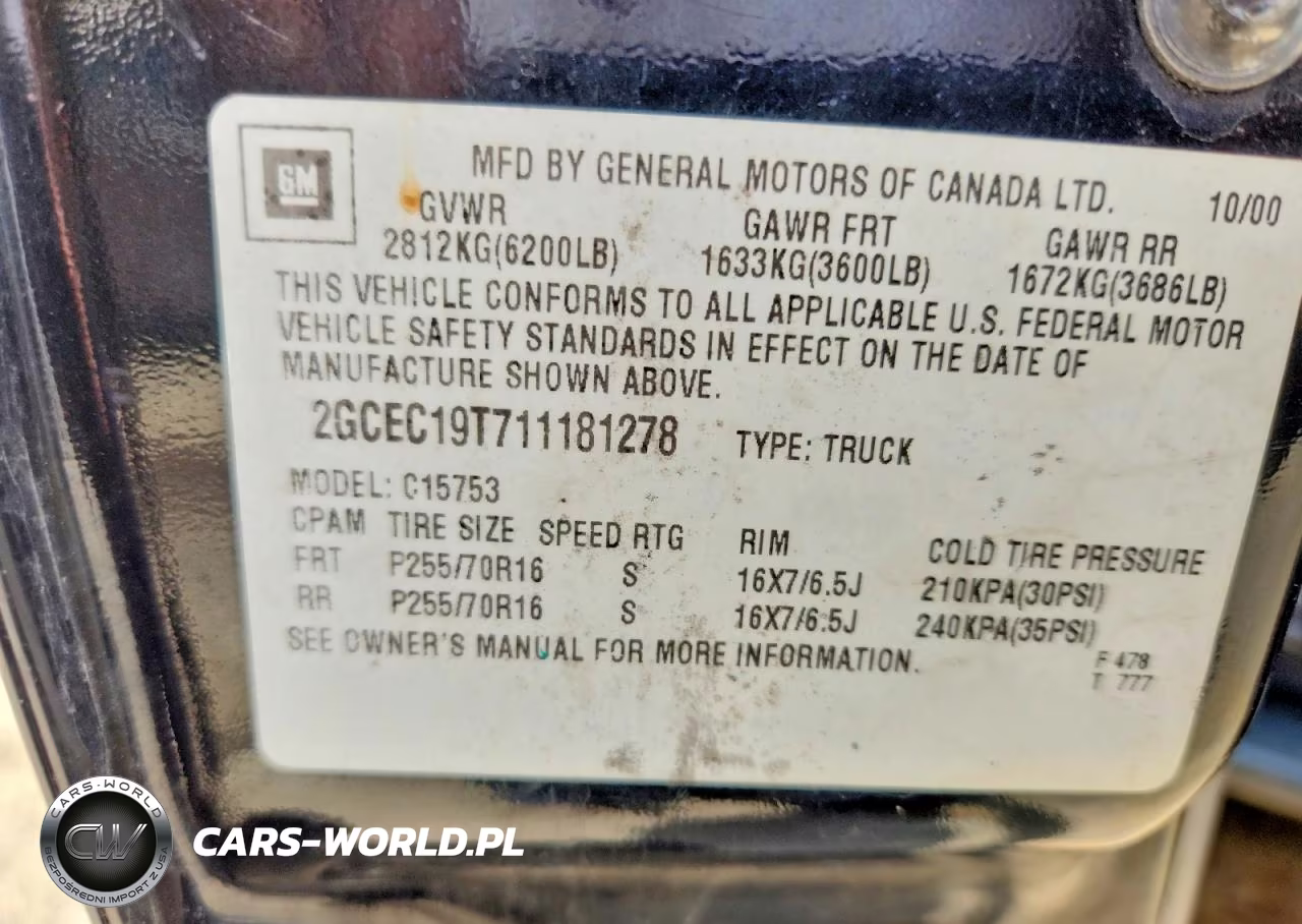 2002 GMC Yukon VIN:1GKEC13Z02R300542 - 13