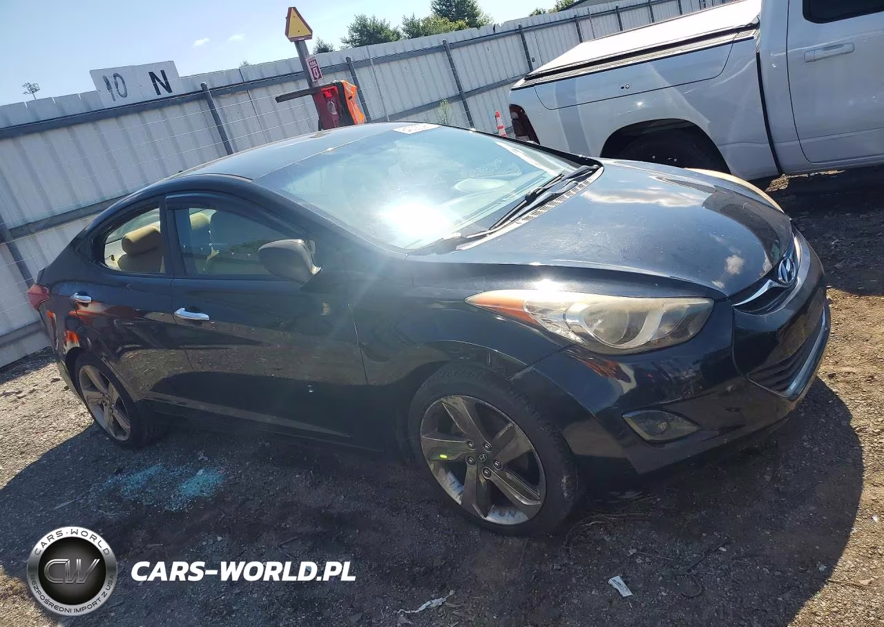 2012 Hyundai Elantra Gls VIN:KMHDH4AEXCU283303 - 4