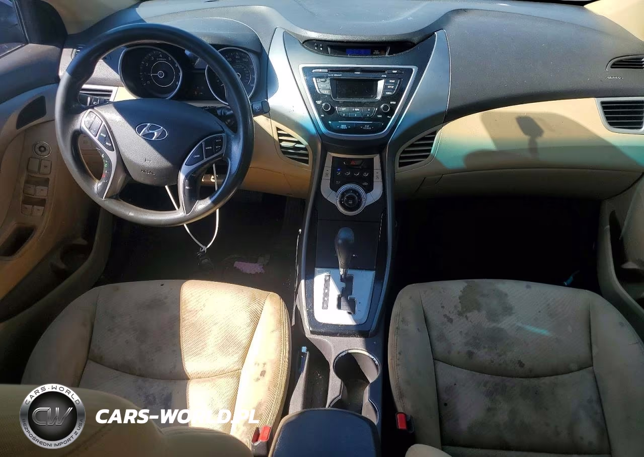 2012 Hyundai Elantra Gls VIN:KMHDH4AEXCU283303 - 8