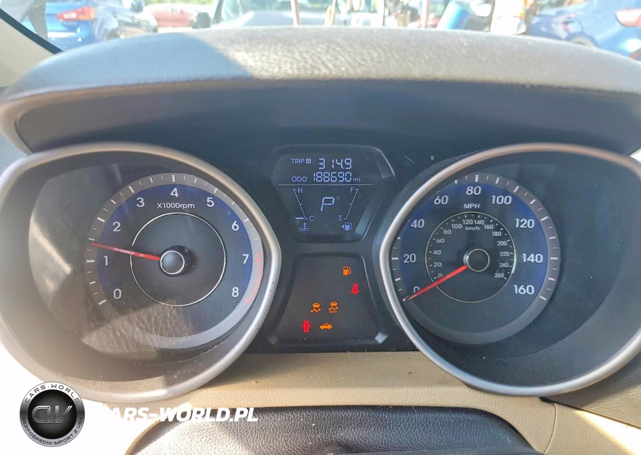 2012 Hyundai Elantra Gls VIN:KMHDH4AEXCU283303 - 9