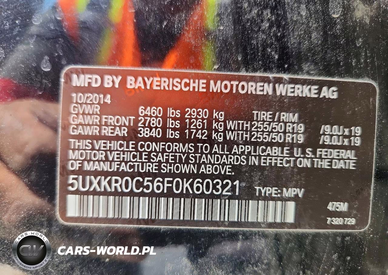 2015 BMW X5 xDrive35I VIN:5UXKR0C56F0K60321 - 13