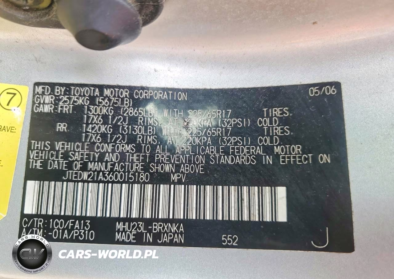2006 Toyota Highlander Hybrid VIN:JTEDW21A360015180 - 13