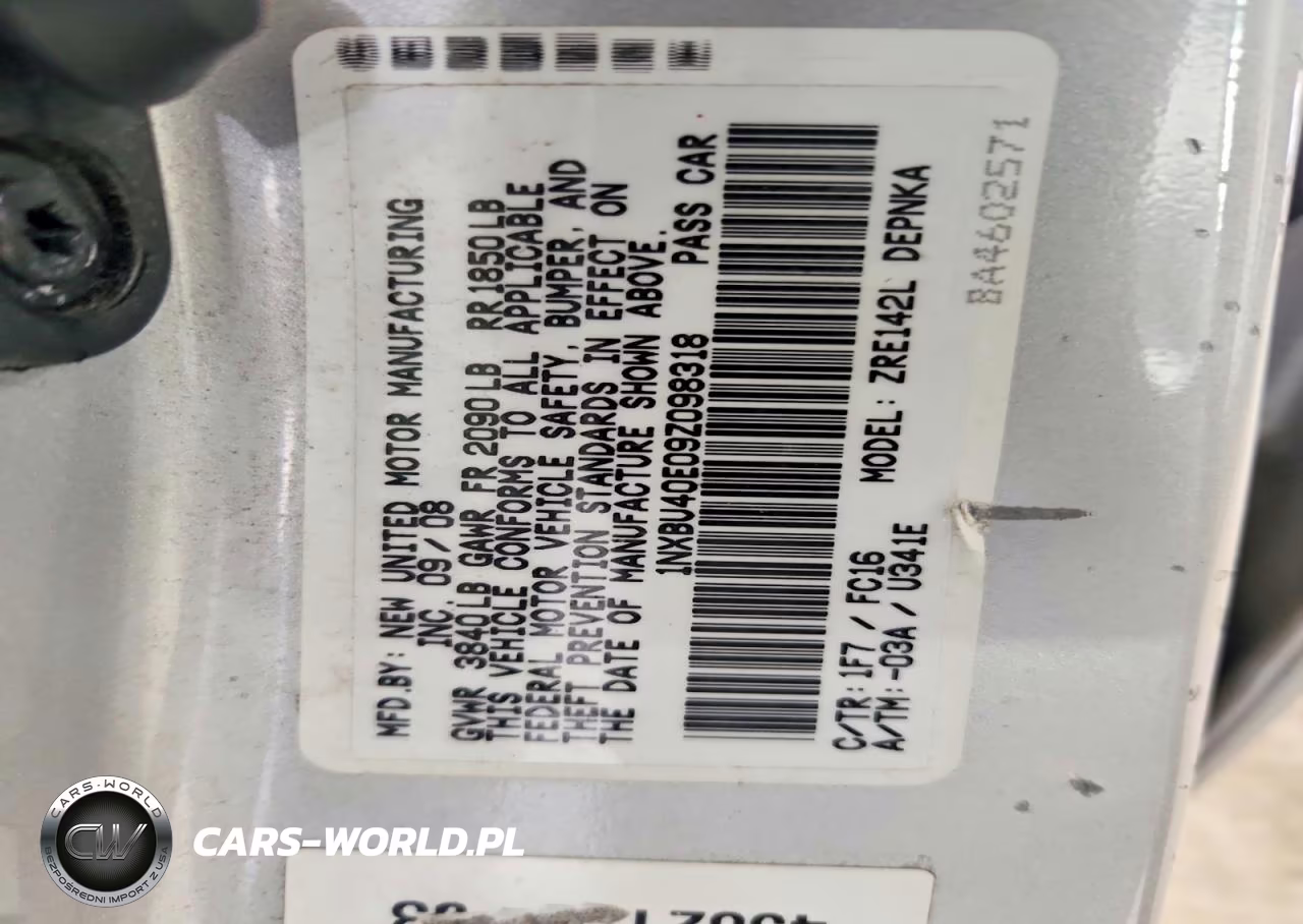 2009 Toyota Corolla Xle VIN:1NXBU40E09Z098318 - 12