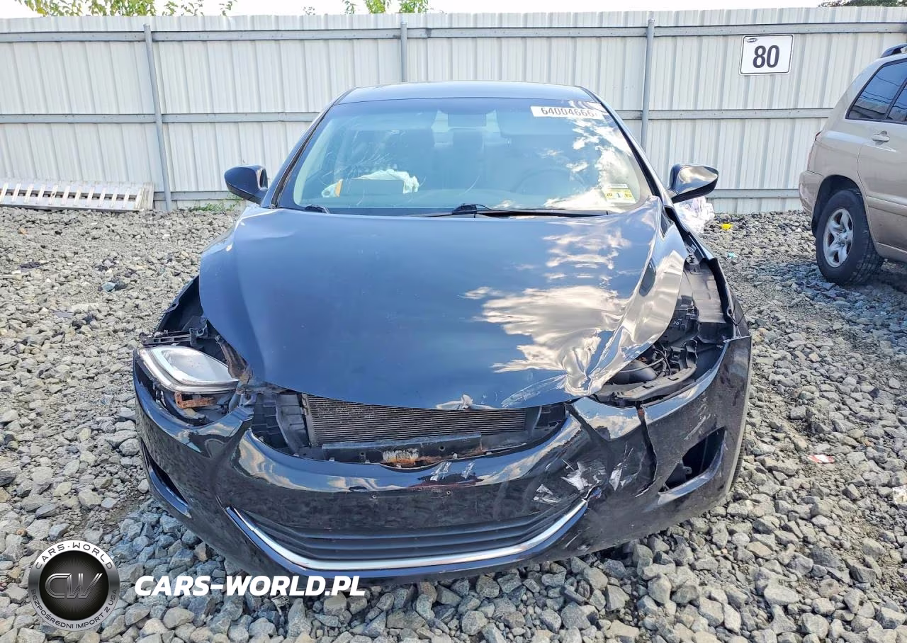 2013 Hyundai Elantra Gls VIN:KMHDH4AE9DU719320 - 5