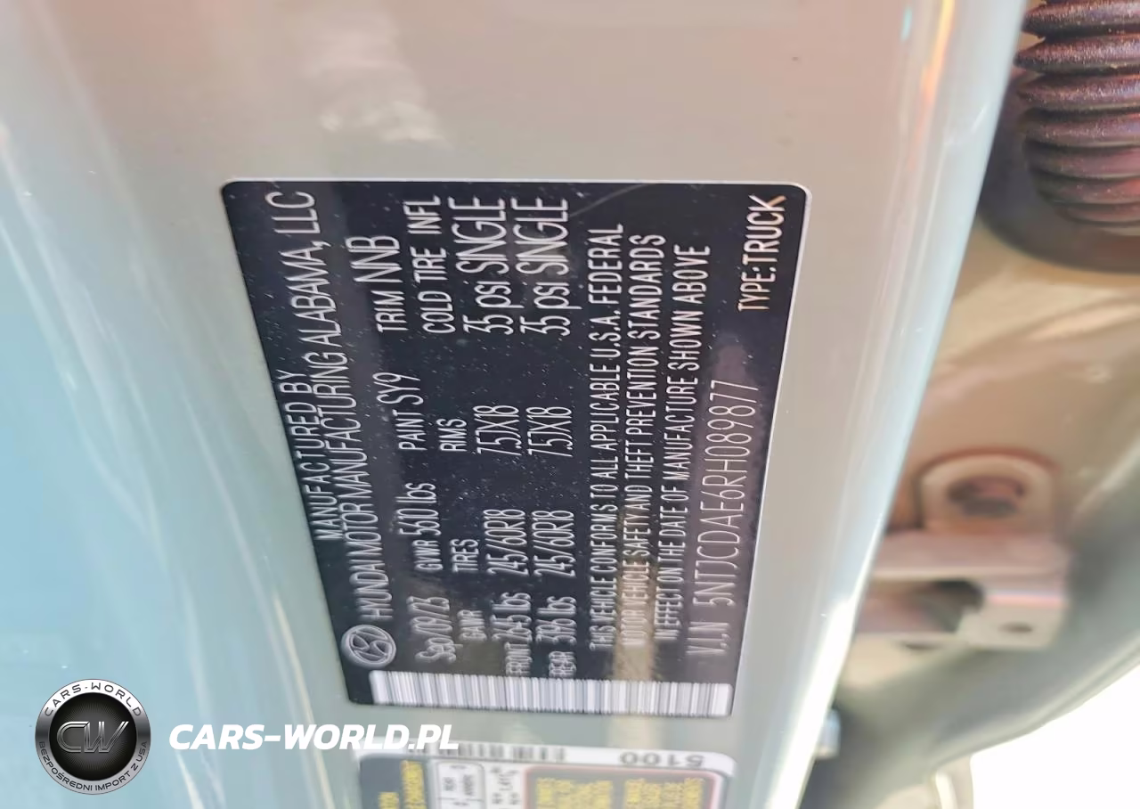 2024 Hyundai Santa Cruz Sel VIN:5NTJCDAE6RH089877 - 12