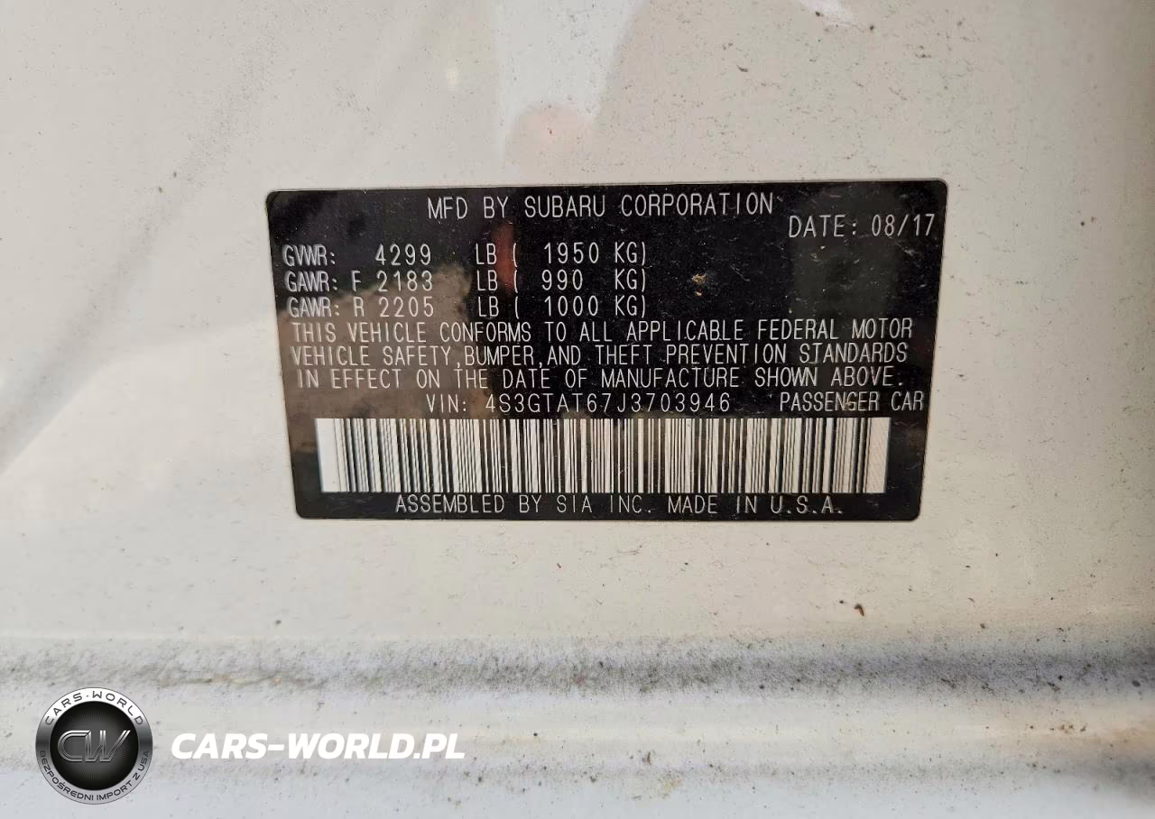 2018 Subaru Impreza Limited VIN:4S3GTAT67J3703946 - 12