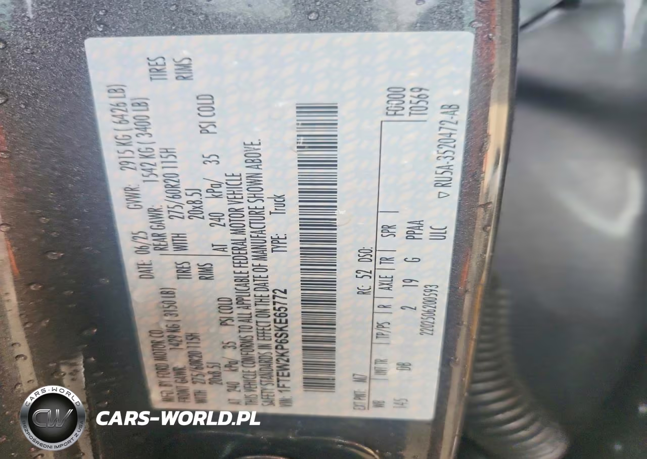 2025 Ford F150 Stx VIN:1FTEW2KP6SKE65772 - 12
