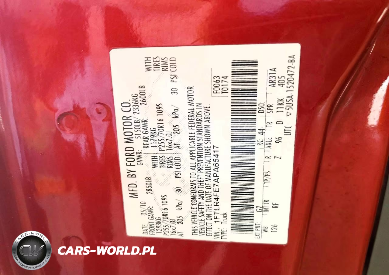 2010 Ford Ranger Super Cab VIN:1FTLR4FE7APA65417 - 12