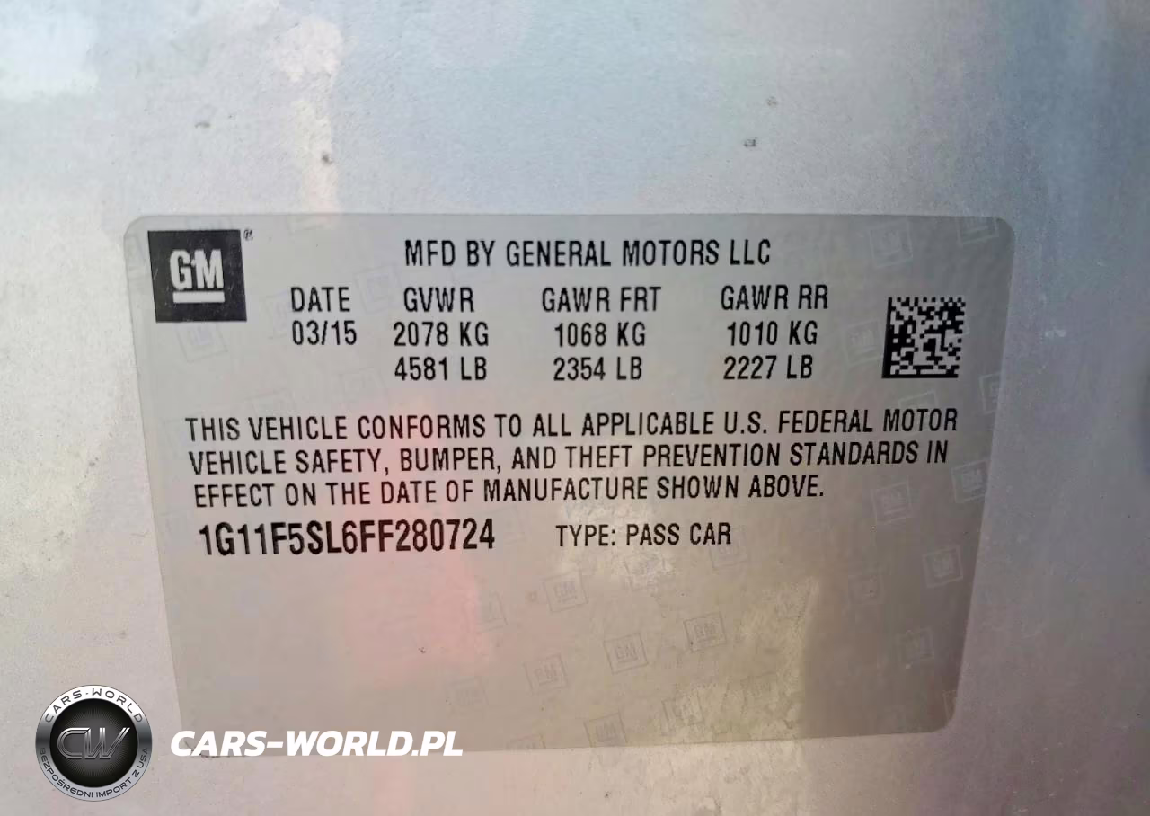 2015 Chevrolet Malibu Ltz VIN:1G11F5SL6FF280724 - 12