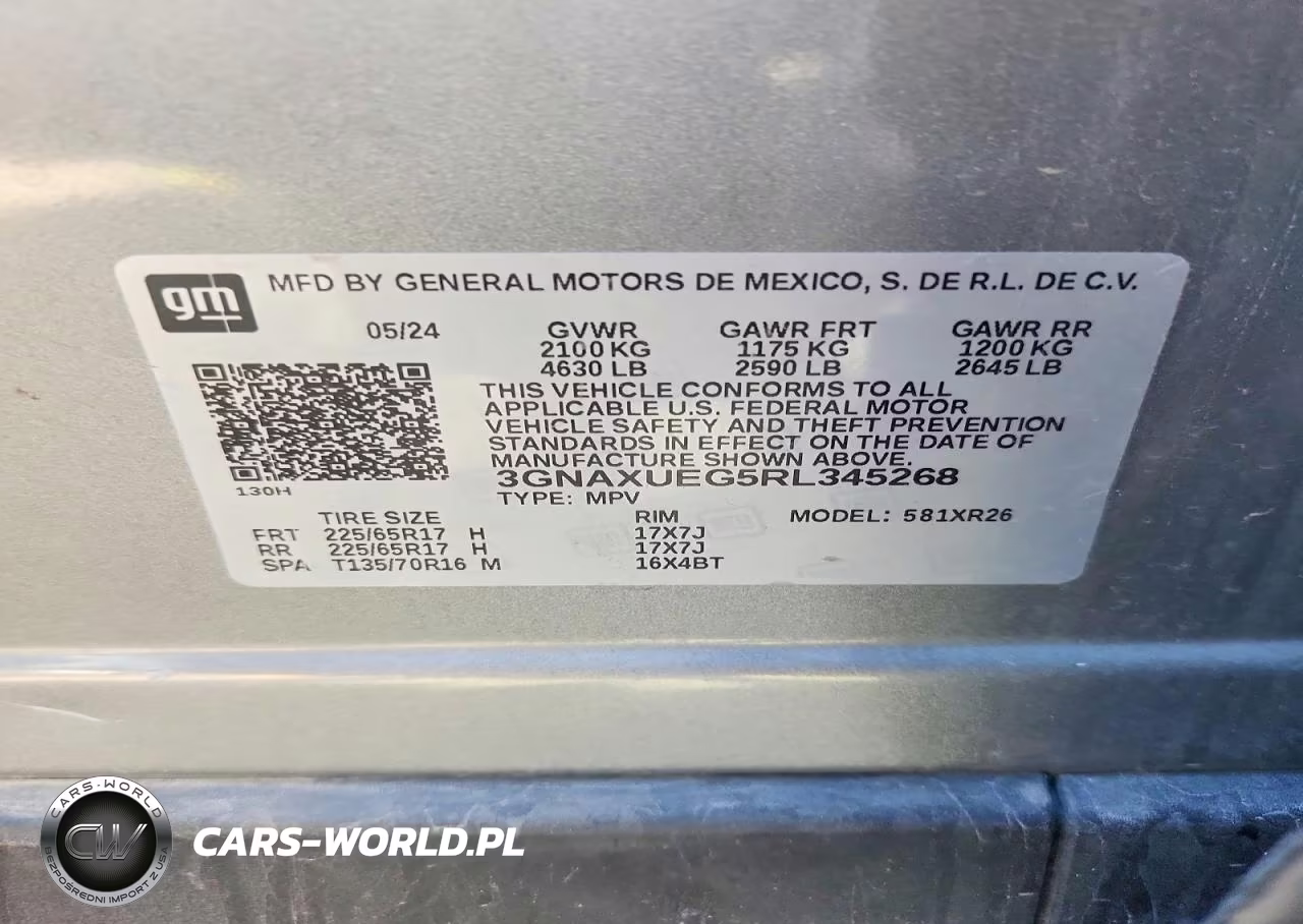 2024 Chevrolet Equinox Lt VIN:3GNAXUEG5RL345268 - 14