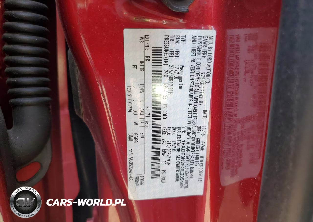 2016 Ford Focus Titanium VIN:1FADP3N29GL235469 - 12