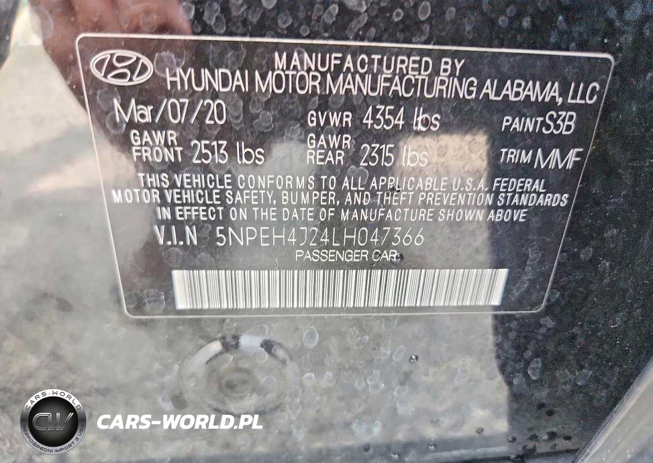 2020 Hyundai Sonata Limited VIN:5NPEH4J24LH047366 - 12
