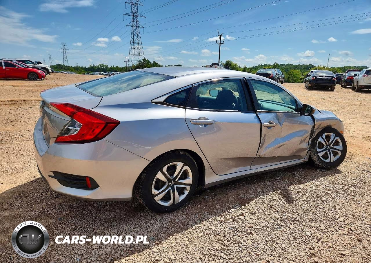 2018 Honda Civic Lx VIN:19XFC2F53JE002317 - 3