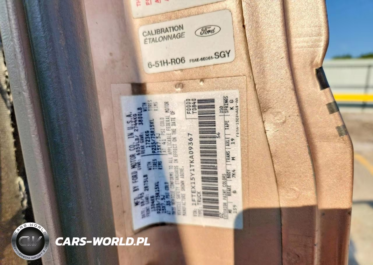 1996 Ford F150 VIN:1FTEX15Y1TKA09367 - 12