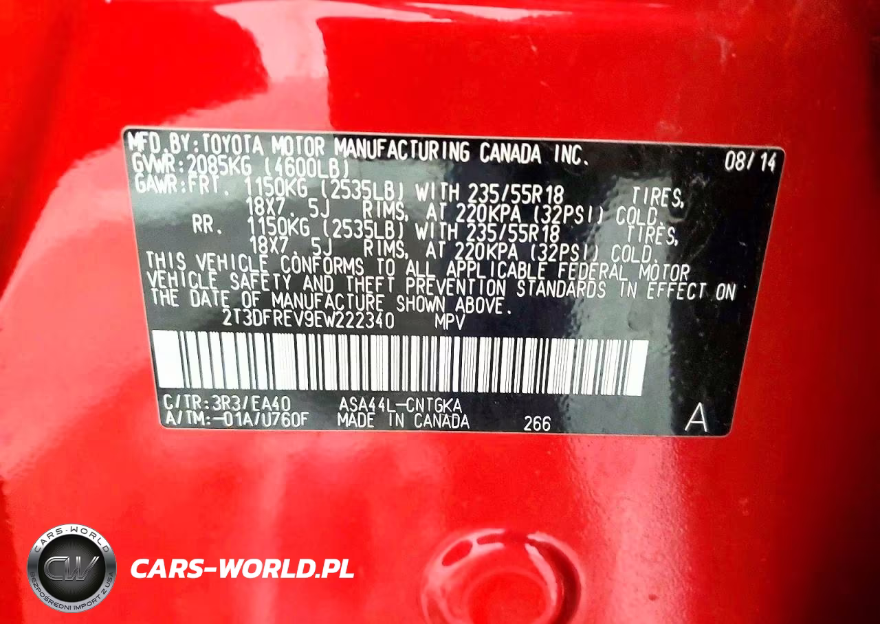 2014 Toyota Rav4 Limited VIN:2T3DFREV9EW222340 - 13