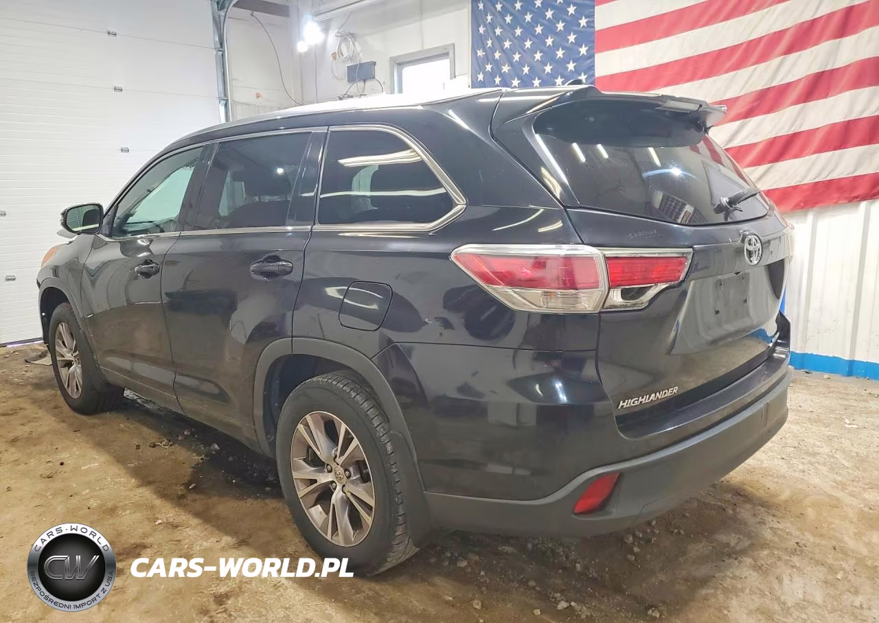 2014 Toyota Highlander Xle VIN:5TDJKRFH9ES060704 - 2