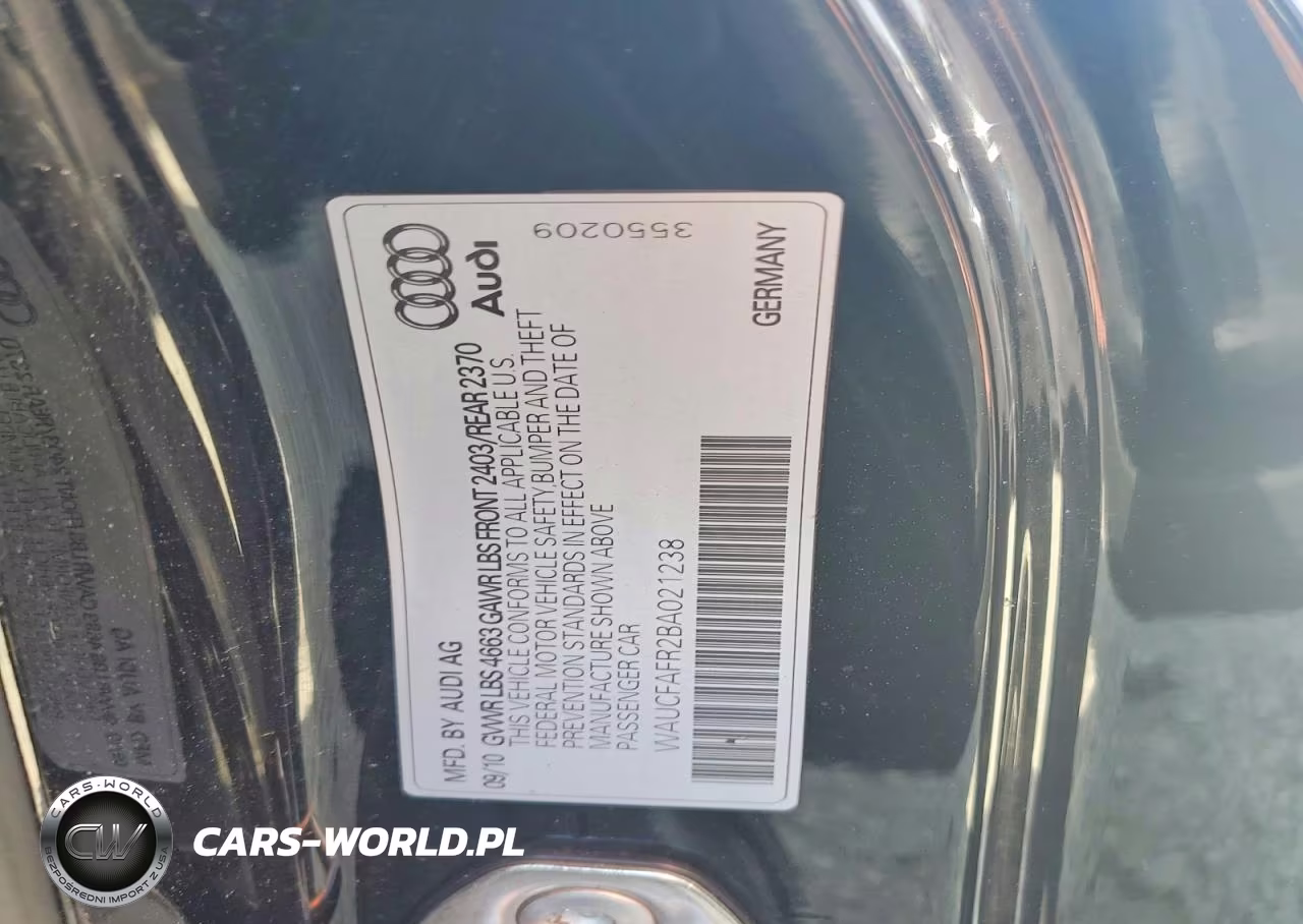 2011 Audi A5 Premium VIN:WAUCFAFR2BA021238 - 12