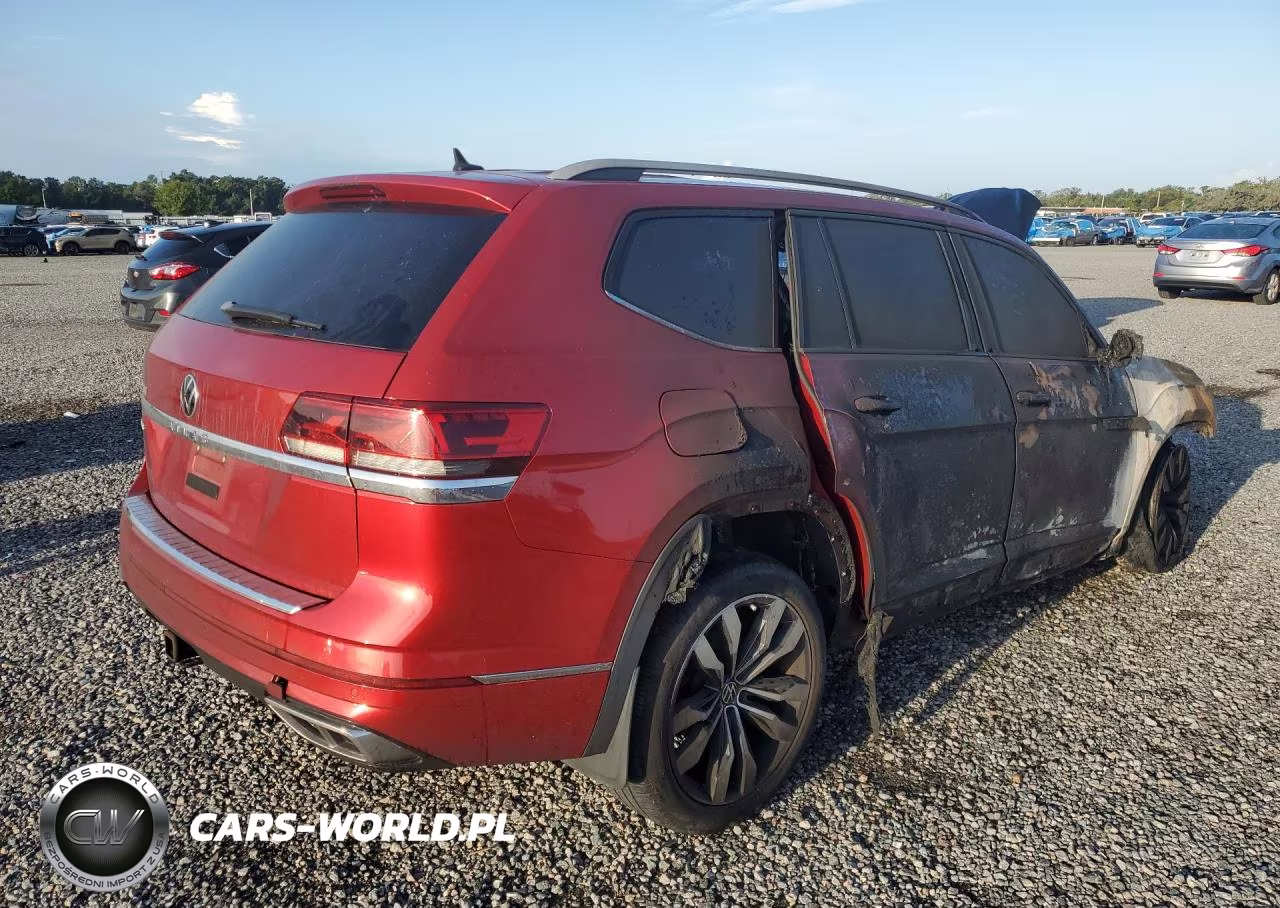2021 Volkswagen Atlas Sel R-Line VIN:1V2CR2CA4MC570847 - 3