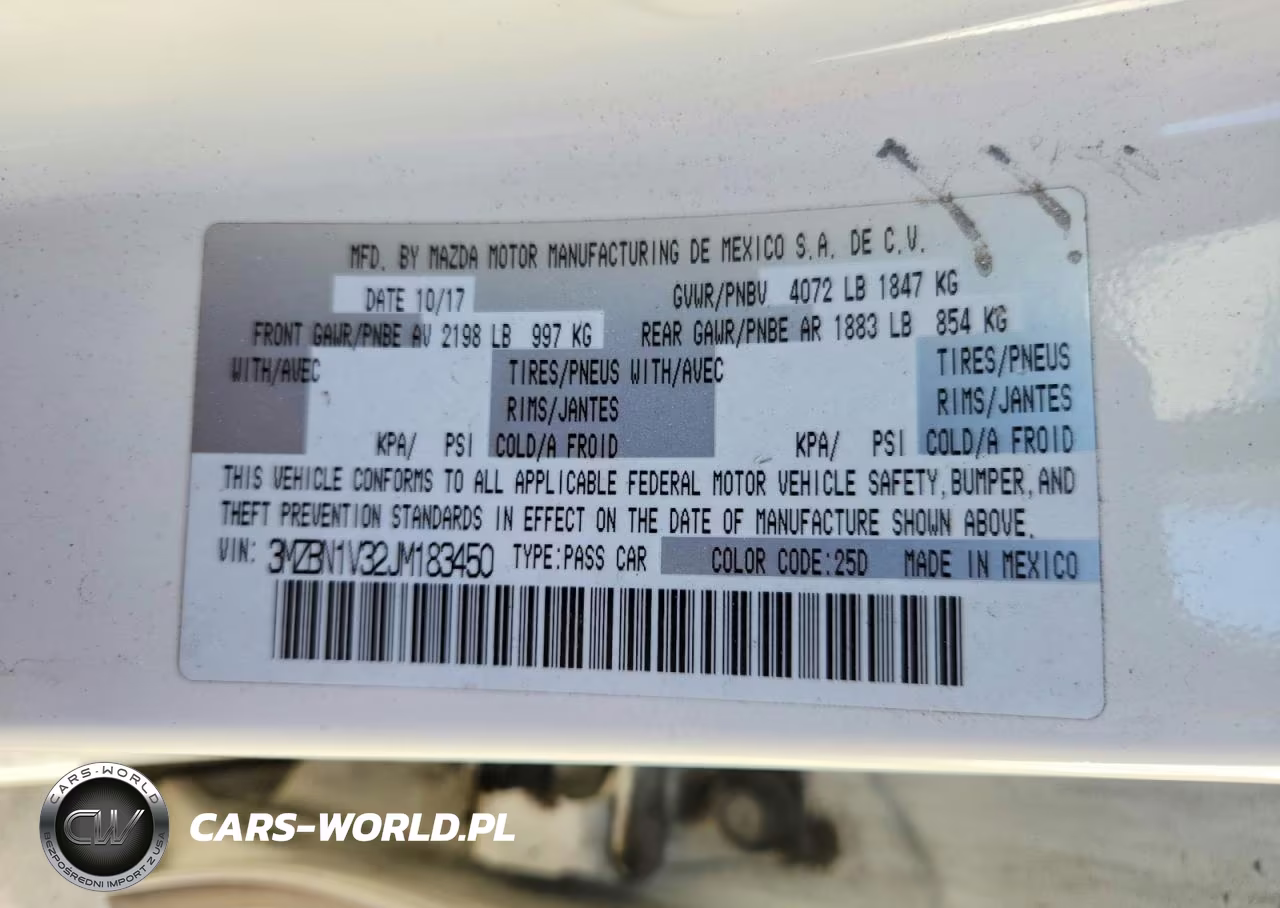 2018 Mazda 3 Touring VIN:3MZBN1V32JM183450 - 12