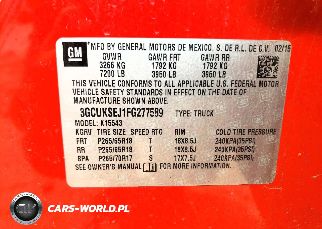 2015 Chevrolet Silverado K1500 Ltz VIN:3GCUKSEJ1FG277589 - 12