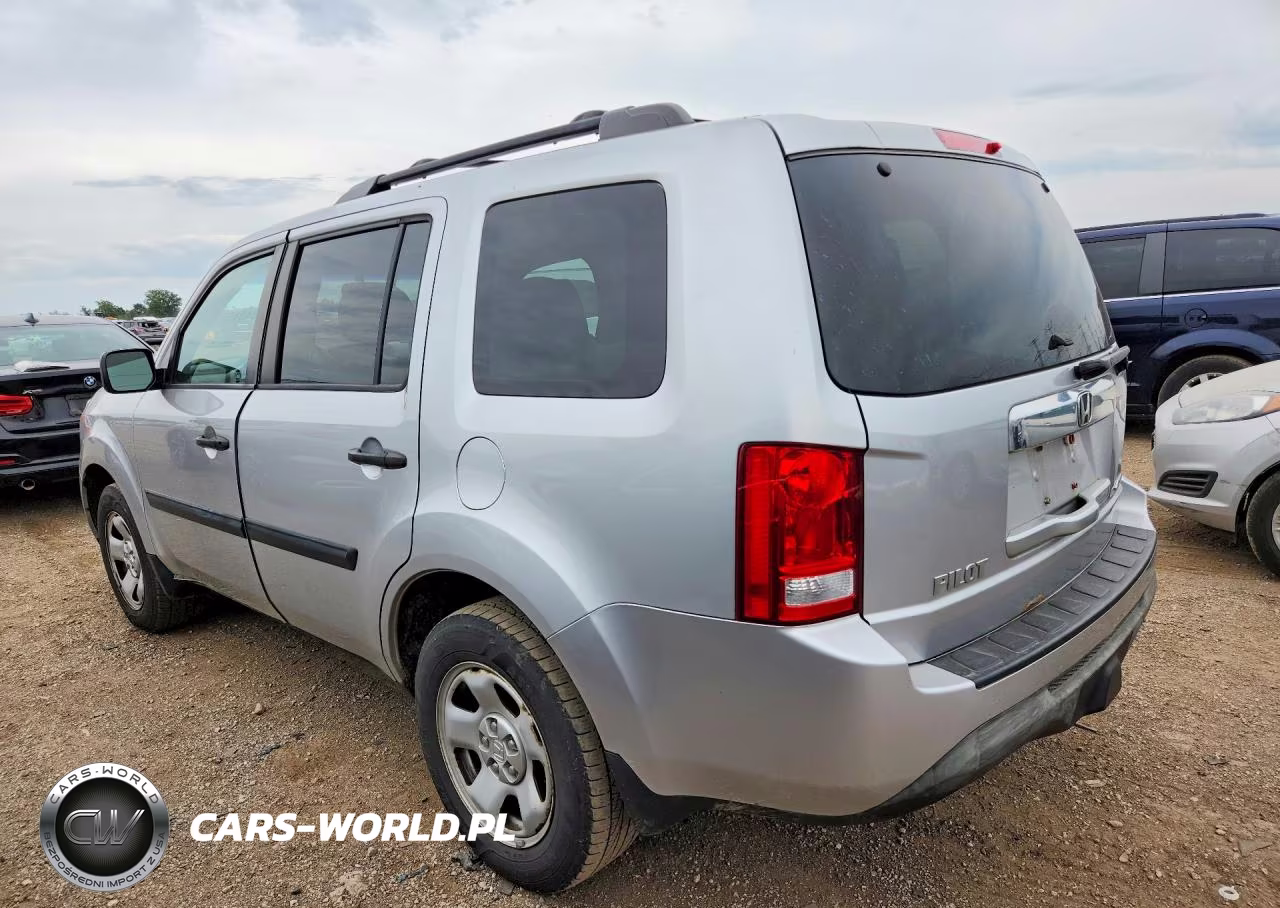 2012 Honda Pilot Lx VIN:5FNYF4H20CB012847 - 2