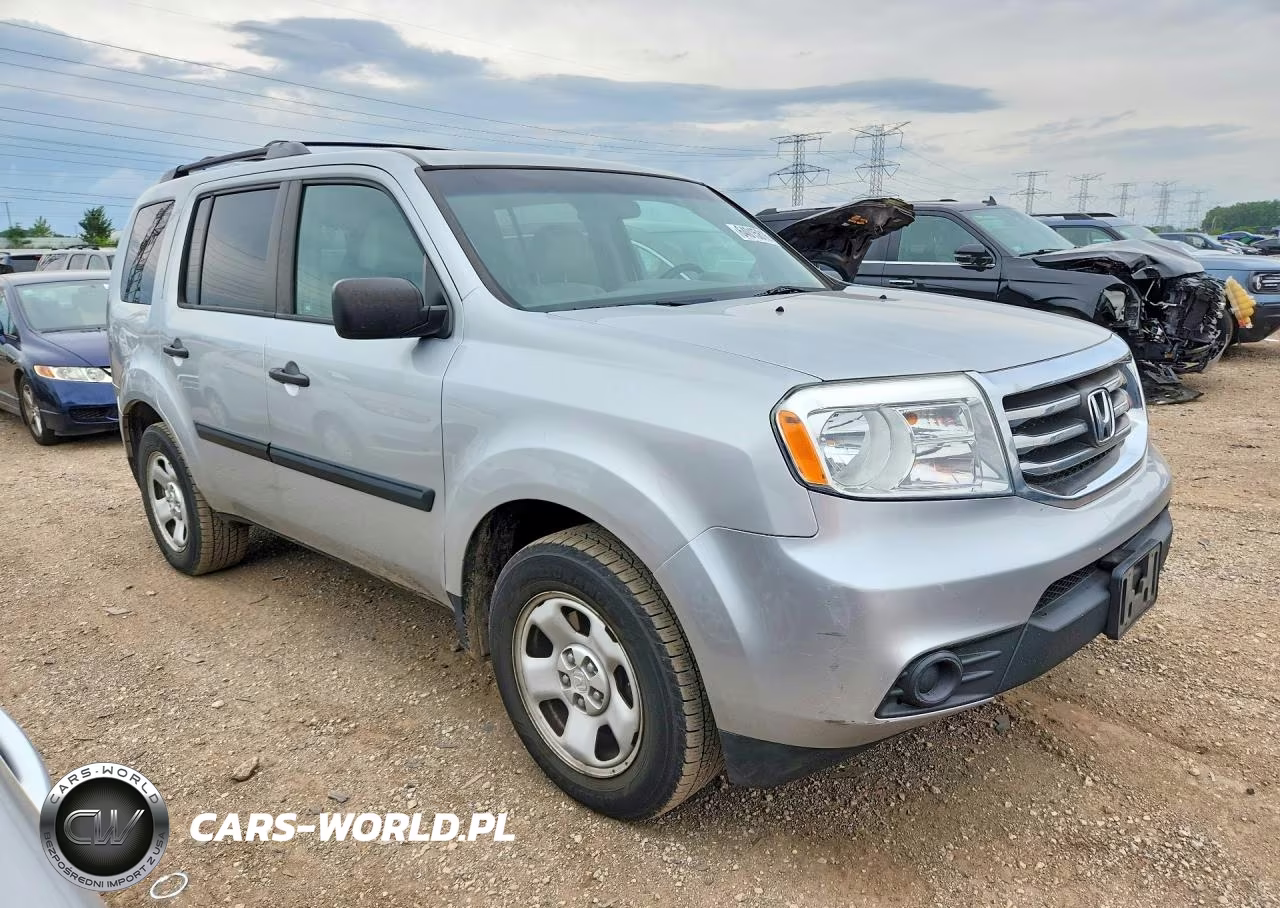 2012 Honda Pilot Lx VIN:5FNYF4H20CB012847 - 4