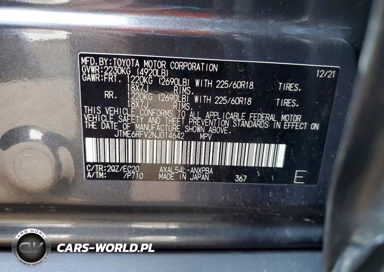 2022 Toyota Rav4 Xse VIN:JTME6RFV2NJ014642 - 13