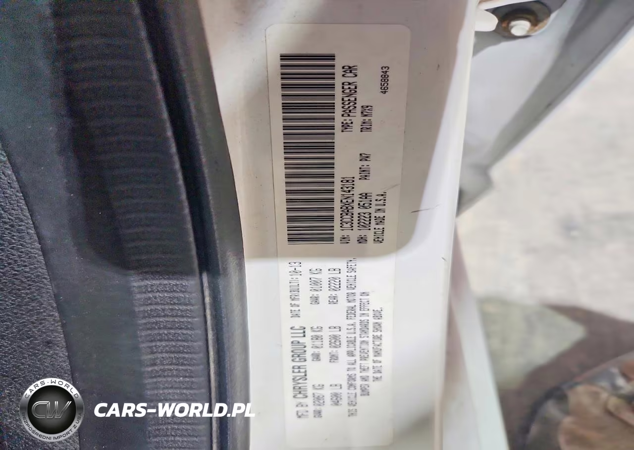 2014 Chrysler 200 Lx VIN:1C3CCBABXEN143181 - 13