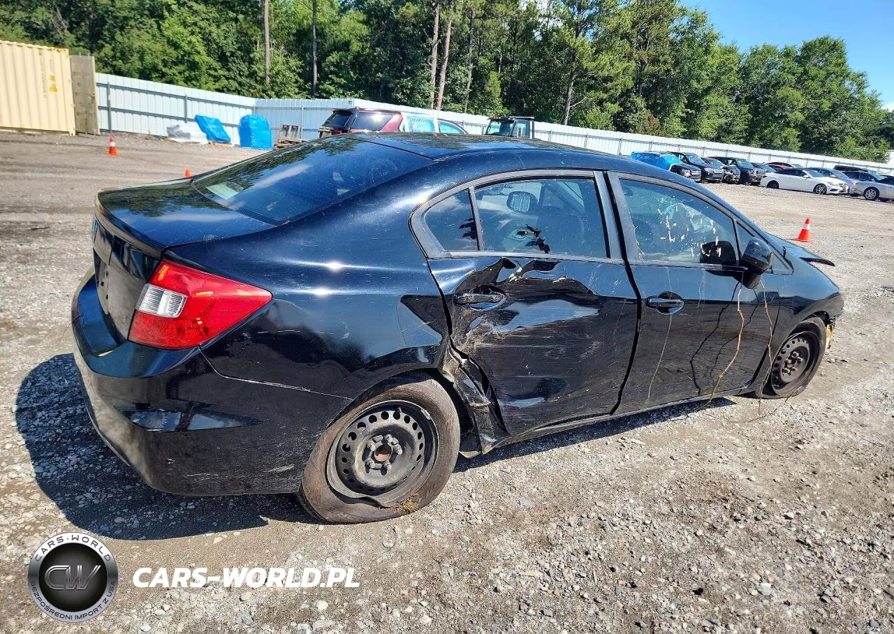 2012 Honda Civic Lx VIN:19XFB2F54CE054111 - 3