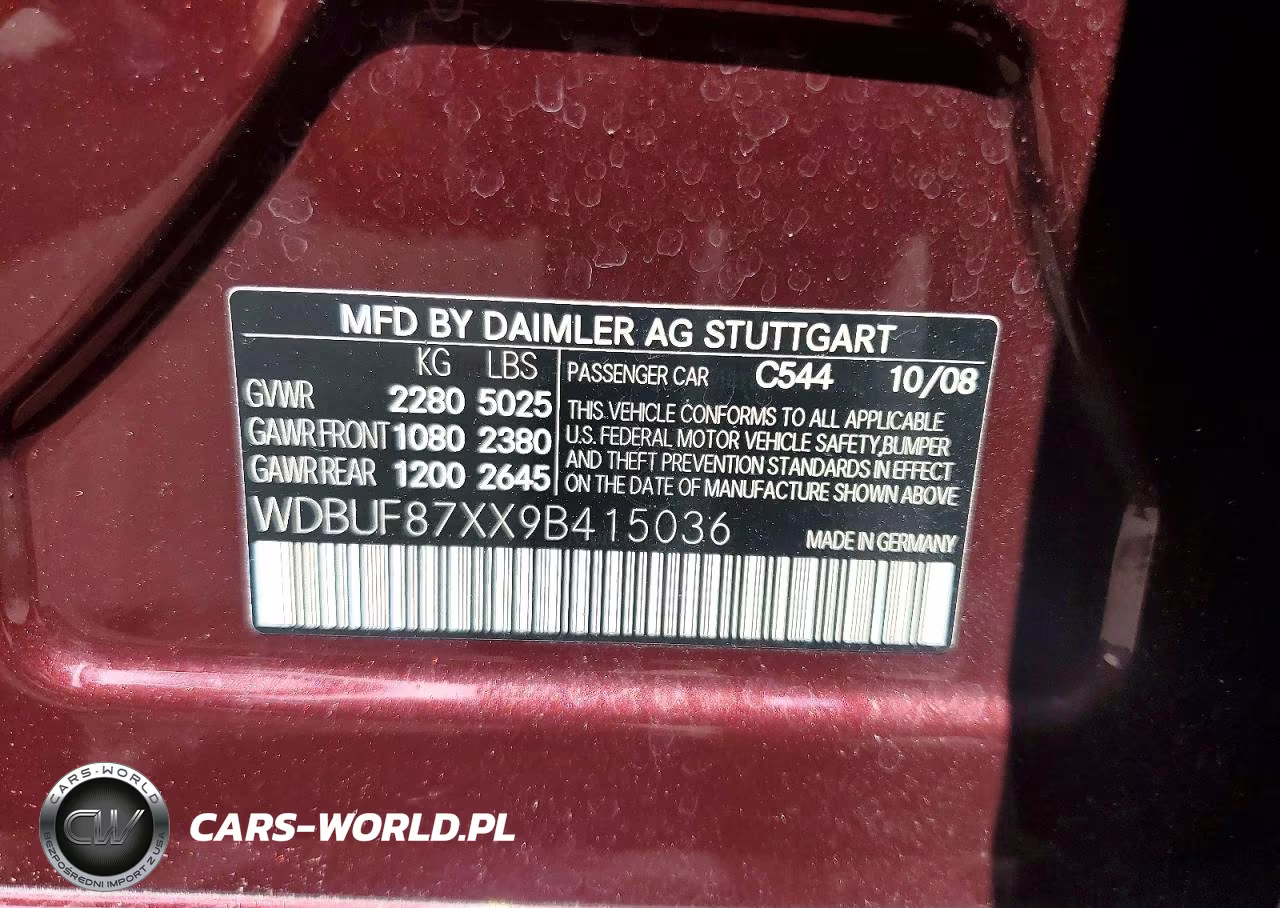 2009 Mercedes-Benz E 350 4Matic VIN:WDBUF87XX9B415036 - 12